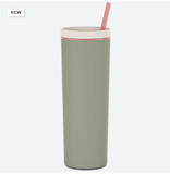 18 oz Acrylic Skinny Tumbler - Rubber Soft Touch Matte Finish