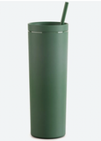 18 oz Acrylic Skinny Tumbler - Rubber Soft Touch Matte Finish