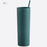 18 oz Acrylic Skinny Tumbler - Rubber Soft Touch Matte Finish