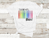 Teaching With Flair Teacher Sublimation Design