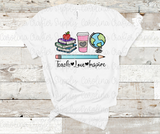 Teach Love Inspire Teacher Sublimation Design