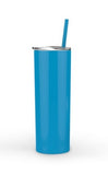 Aqua Skinny Tumbler