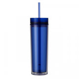 Skinny Tumbler - 16 Ounce Skinny Double Wall Tumbler - BPA Free Acrylic Tumbler.
