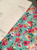 Adhesive Vinyl - Floral Oracal Vinyl - Flower Garden Patterned Adhesive Vinyl, Floral Oracal 651 Vinyl, Orajet Printed Vinyl, Flower Pattern Decal Vinyl - Carolina Crafter Supply