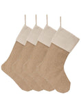 Burlap Stocking - Blank Burlap Christmas Stocking