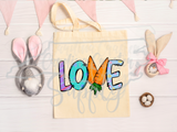 Easter Sublimation Design, Easter LOVE Png