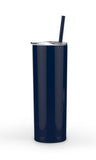 Blue Skinny Tumbler