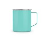 Stainless Campfire Coffee Mug - 14 oz Stainless Coffee Cup With Lid