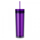 Skinny Tumbler - 16 Ounce Skinny Double Wall Tumbler - BPA Free Acrylic Tumbler.