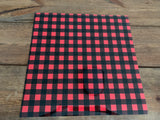 Buffalo Plaid HTV - Red and Black Buffalo Plaid HTV