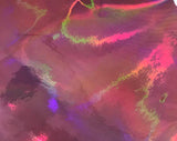 Adhesive Vinyl - Oil Slick Vinyl, 5 Color Choices Oil Slick Holographic Effect Adhesive Vinyl 12x12" Sheets Permanent Vinyl Oracal 651 Equivalent Vinyl, Pink Oil Slick, Silver Oil Slick, Gold Oil Slick, Black Oil Slick - Carolina Crafter Supply