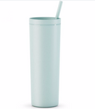 18 oz Acrylic Skinny Tumbler - Rubber Soft Touch Matte Finish